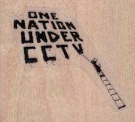 Banksy One Nation Under CCTV 1 1/2 x 1 1/4