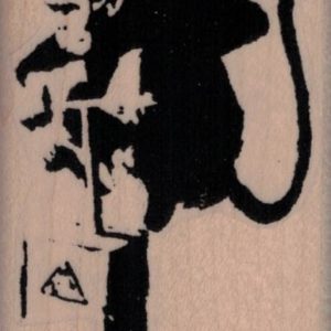 Banksy Monkey With Detonator 2 x 2 3/4-0