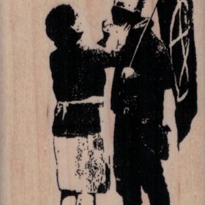 Banksy Mom Preparing Anarchist 2 1/2 x 4-0