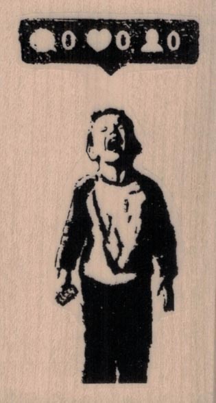 Banksy You Have 0 Friends Kid 1 3/4 x 3