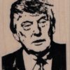 President Donald Trump 2 x 2 1/4-0
