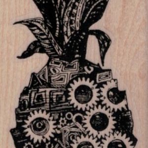 Whimsical Pineapple 1 3/4 x 2 3/4-0