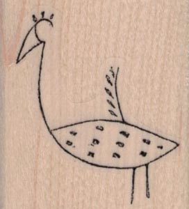 Stylized Bird 1 1/2 x 1 3/4-0