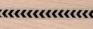 Tiny Line of Chevrons 3/4 x 2-0