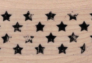 Grungey Strip Of Stars 1 1/4 x 4 1/4-0