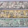 Whimsical Ghost With Legs 1 ½ x 2 ¾-77361