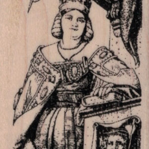 Tarot II-High Priestess 1 3/4 x 3 1/4-0