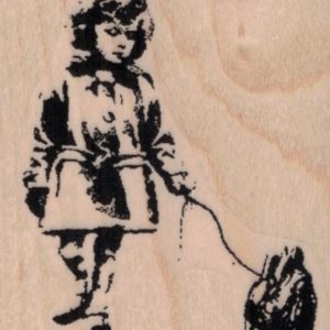 Banksy Girl With Heart 2 1/4 x 2 1/2-0