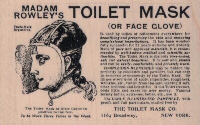 Madam Rowley’s Toilet Mask 3 1/2 x 2 1/4