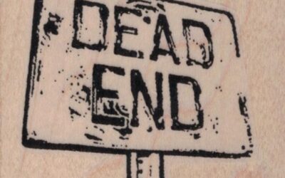 Dead End Sign 2 1/4 x 2