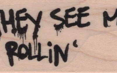 Banksy They See Me Rollin’ 1 1/4 x 2 1/2