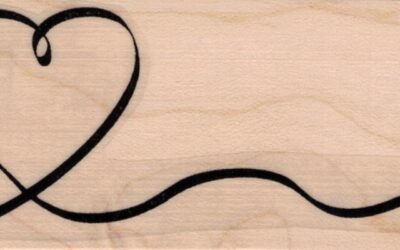 Looping Heart Line 1 1/2 x 4 1/4